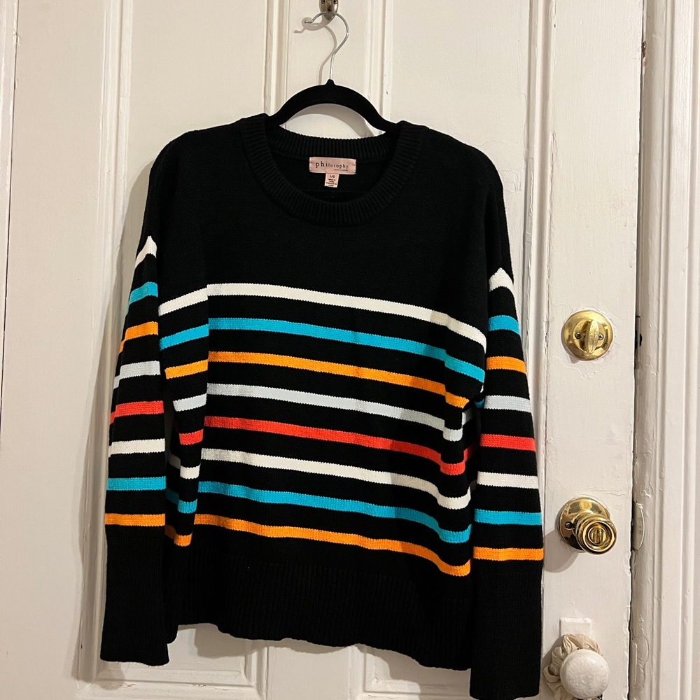 Striped Philosophy Sweater